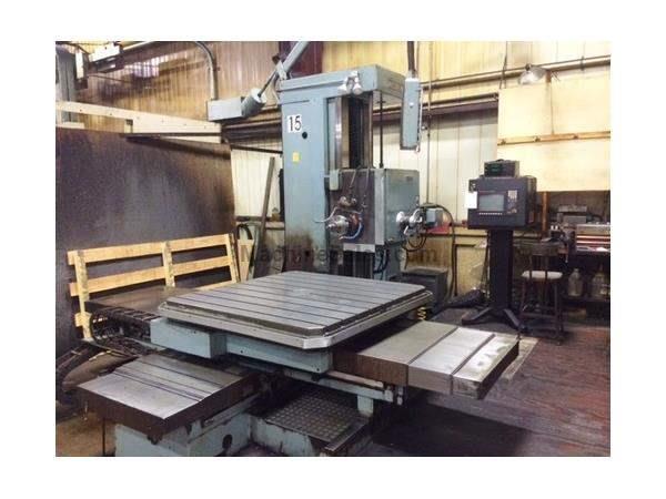 4-1/8&quot; WOTAN MODEL B-105M TABLE TYPE HORIZONTAL BORING MILL