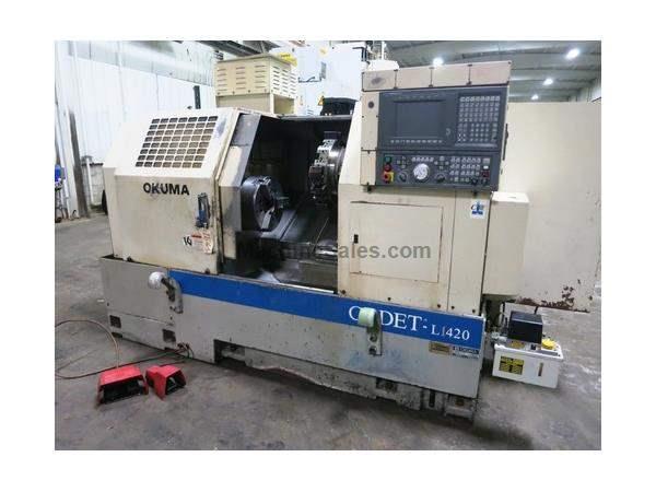 OKUMA CADET L1420 2-AXIS CNC TURNING CENTER LATHE