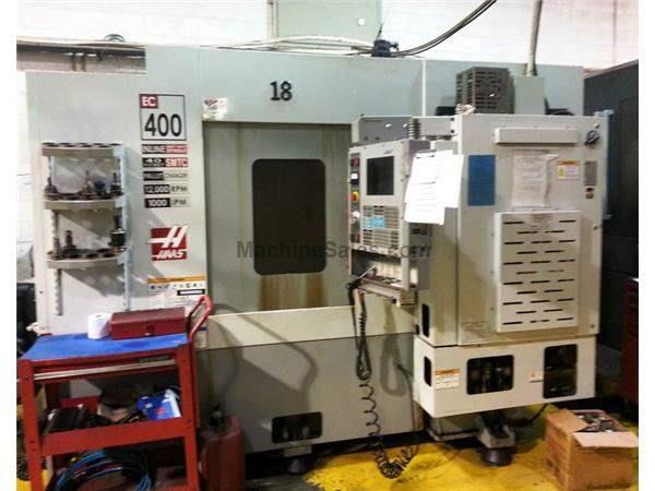 HAAS EC-400 4-AXIS PRECISION HORIZONTAL MACHINING CENTER