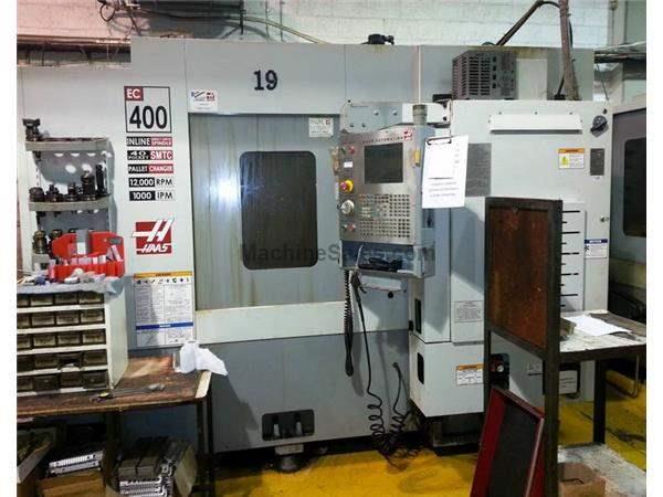 HAAS EC-400 4-AXIS PRECISION HORIZONTAL MACHINING CENTER