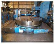 Noble & Lund 120" CNC Rotary Table with CNC W Axis Slide, 40 Tons