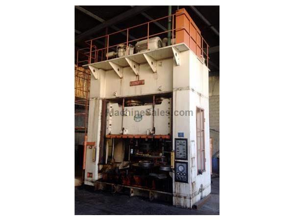 500 Ton Sutherland 1D-500 Gib-Guided Hydraulic Press (1984)