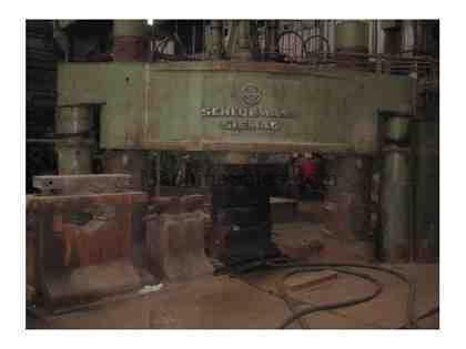 1000 TON SCHLOEMANN SIEMAG OPEN DIE, HYDRAULIC FORGING PRESS