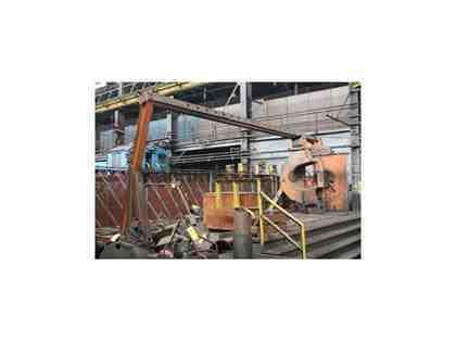 600 TON RODGERS HYDRAULIC INCLINED WHEEL PRESS