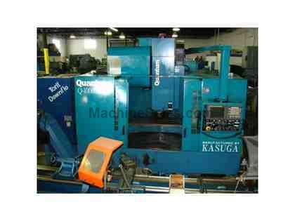 42"X, 24"Y, 25.6"Z, KASUGA, Q-1000VS, #50, 40 ATC, 30 HP, 12K, Fanuc 18iMB,