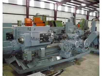 3 A Used Warner &amp; Swasey Square Head Saddle Type Turret Lathe