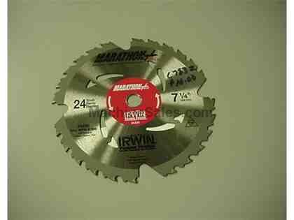 7-1/2&quot; x 24T Carbide tipped saw blade by Irwin