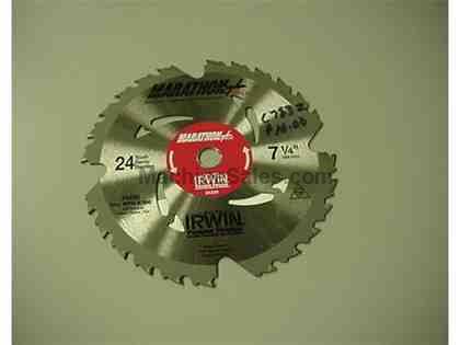 7-1/2" x 24T Carbide tipped saw blade by Irwin