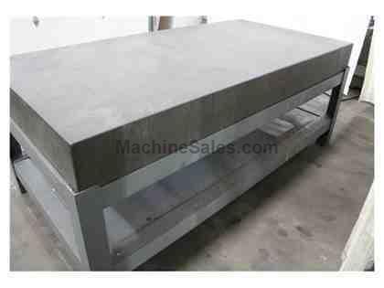 4' X 8' X 8" BLACK GRANITE SURFACE PLATE