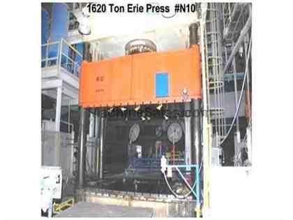 Erie 1620 ton hydraulic press N10 (1990)