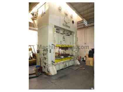 Clearing 800-Ton SSDC Press, 108&quot; Bed, 16&quot; Stroke