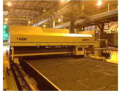 4000 WATT KOIKE LASERTEX SERIES LT-3540 CNC GANTRY TYPE LASER