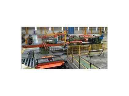 1600mm (62&#034;) X 3mm(.125&#034;) X 20ton(40,000#) ATECNIN F-1600 X 3 LOOP SLITTING LINE