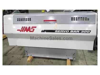 2001 HAAS SERVO BAR 300 MAGAZINE TYPE BARFEEDER, 3.125&quot; X 60&quot;