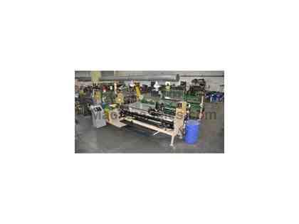 6' BERGANDI MODEL WWVR0511 FLAT TOP WELDED SELVAGE CHAIN LINK WEAVING MACHINE