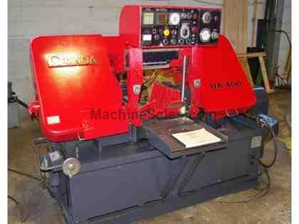 16" X 16" AMADA FULLY AUTOMATIC HYDRAULIC HORIZONTAL BAND SAW MO#