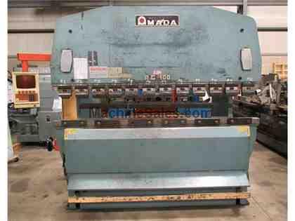 1982  AMADA RG-100S UPACTING  HYDRAULIC PRESS BRAKE, 100 TON X 102&quot;