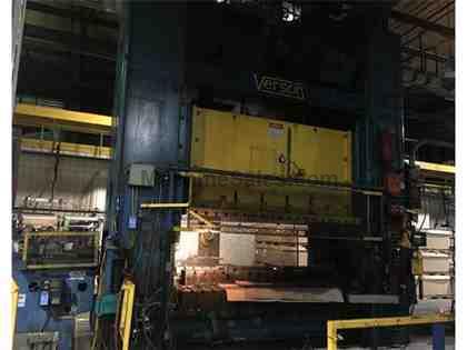 Verson 600 Ton Straight Side Double Crank Mechanical Press