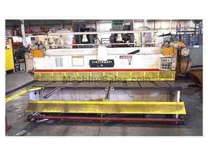 Cincinnati Model 1810 Shear 1/4" x 10ft, Front Arm Support, Power Back Cincinnati Model 1810 Shear 1/4" x 10ft, Front Arm Support, Power Back