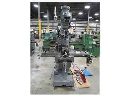 JET MODEL JTM-1048VS VARIABLE SPEED  VERTICAL MILL, 9&quot; X 49&quot;