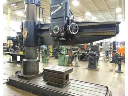 8' X 19" CINCINNATI BICKFORD RADIAL DRILL 8' X 19" CINCINNATI BICKFORD RADIAL DRILL