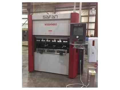 25 Ton x 48" SAFAN Servo Controlled Press Brake, CNC , 2003 25 Ton x 48" SAFAN Servo Controlled Press Brake, CNC , 2003