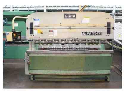 110 Ton x 121" GUIFIL PE30-100 Up-Acting Hydraulic w/CNC BG 110 Ton x 121" GUIFIL PE30-100 Up-Acting Hydraulic w/CNC BG