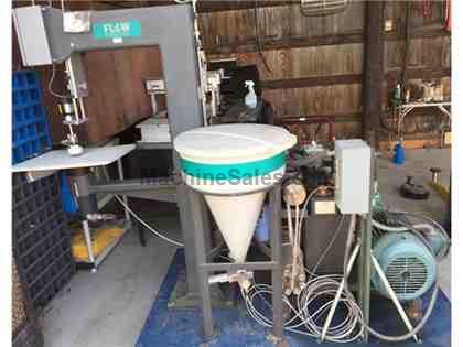 Flow 5xs-55 Custom Water Jet Pedestal Band Saw machine