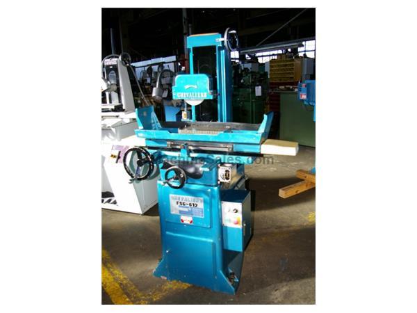 6" X 12" CHEVALIER HAND FEED SURFACE GRINDER, MODEL FSG-612 6" X 12" CHEVALIER HAND FEED SURFACE GRINDER, MODEL FSG-612