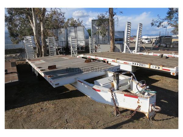 2000 Zieman 2660 Beaver Tail Equipment Trailer 2000 Zieman 2660 Beaver Tail Equipment Trailer