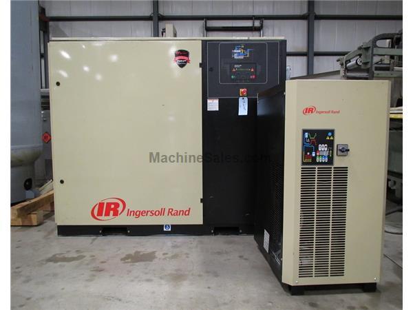 2013 INGERSOLL RAND UP6-40-125 ROTARY SCREW AIR COMPRESSOR &amp; AIR DRYER