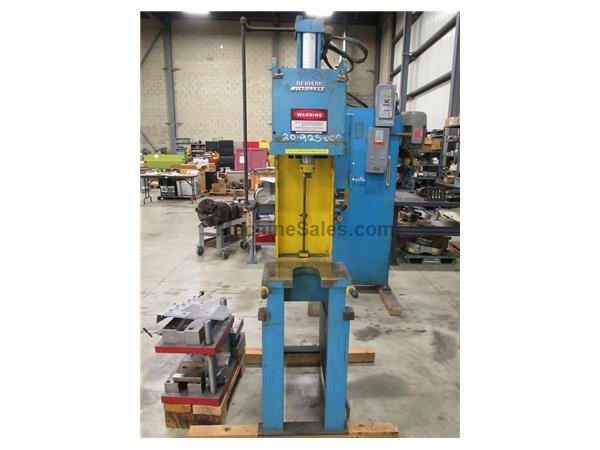 DENISON C-FRAME HYDRAULIC PRESS, 8 TON