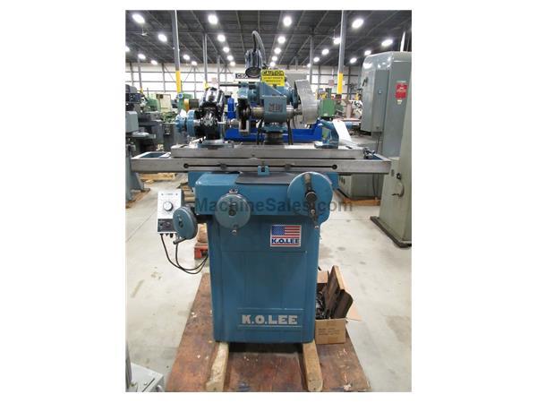 1985 K O LEE MODEL B2062 UNIVERSAL TOOL &amp; CUTTER GRINDER,  8-1/4&quot;