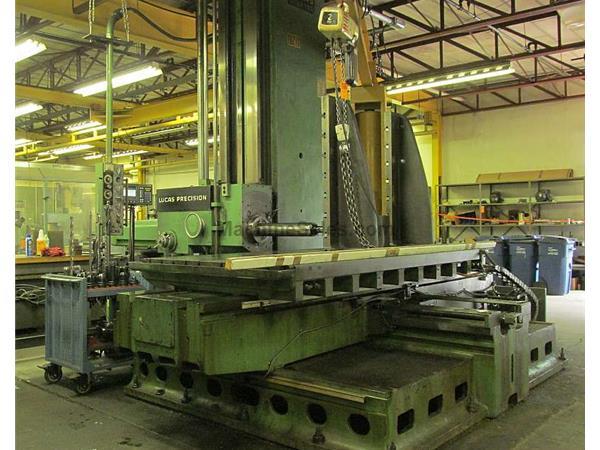 5&quot; LUCAS PRECISION TABLE TYPE HORIZONTAL BORING MILL MODEL: 542B-120