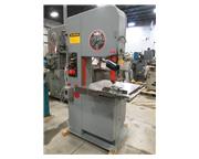 1985 USED DO-ALL MODEL 2013V VERTICAL BANDSAW, 20"