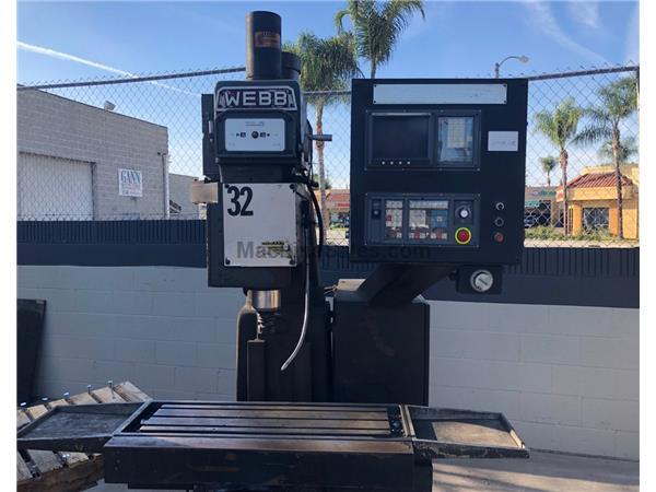 WEBB MODEL 5BVK CNC KNEE MILL WEBB MODEL 5BVK CNC KNEE MILL
