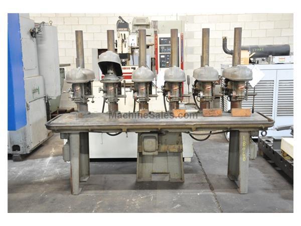 15" ROCKWELL DELTA 6 SPINDLE DRILL 15" ROCKWELL DELTA 6 SPINDLE DRILL