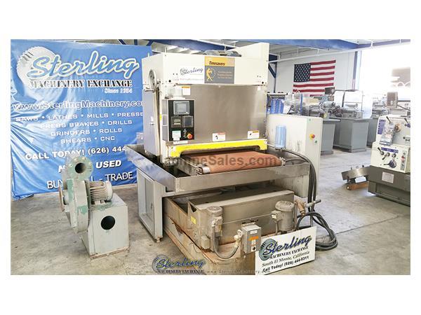 37" Timesavers # 137-1HDMW , wet belt grinder (metal grinder), Quickpanel Jr controll 37" Timesavers # 137-1HDMW , wet belt grinder (metal grinder), Quickpanel Jr controll