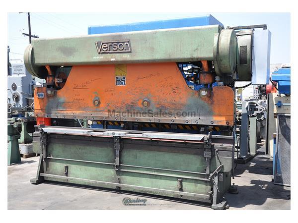 65 Ton, Verson # 2010-65 , 12' OA,126&quot; BH, pneumatic dual palm control, A/C, material support, #A3350