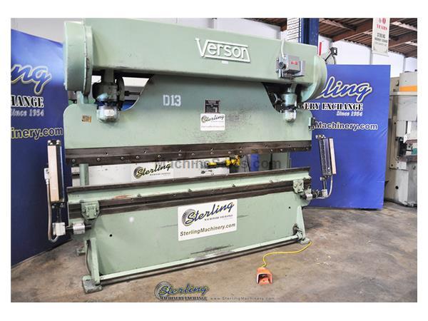 65 Ton, Verson # 208-65 , mechanical, 10' OA, 102" BH, 35 SPM, electric foot pedal, P 65 Ton, Verson # 208-65 , mechanical, 10' OA, 102" BH, 35 SPM, electric foot pedal, P