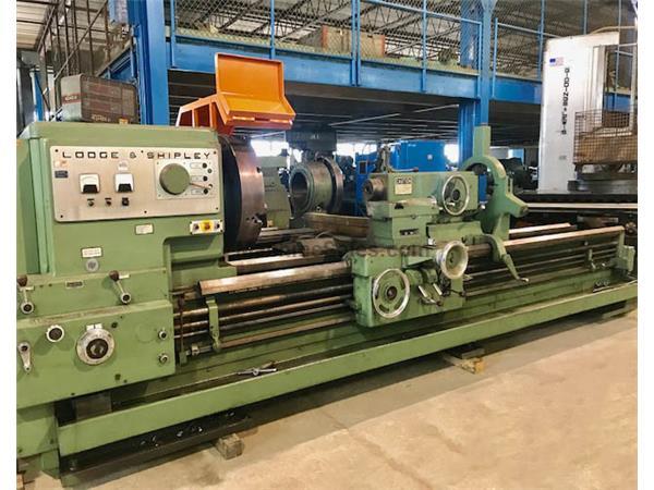 36&quot; Swing 120&quot; Centers Lodge  Shipley 2XE-3220-WHD ENGINE LATHE, 7&quot; Hole, VariSpeed, Taper, 4-Jaw, Steady, 50 HP,