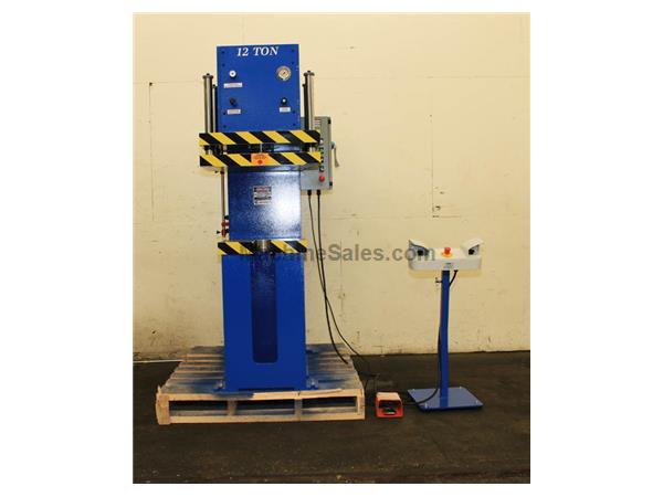 12 Ton 12" Stroke Pressmaster CFP-12 HYDRAULIC PRESS, Brand New Design