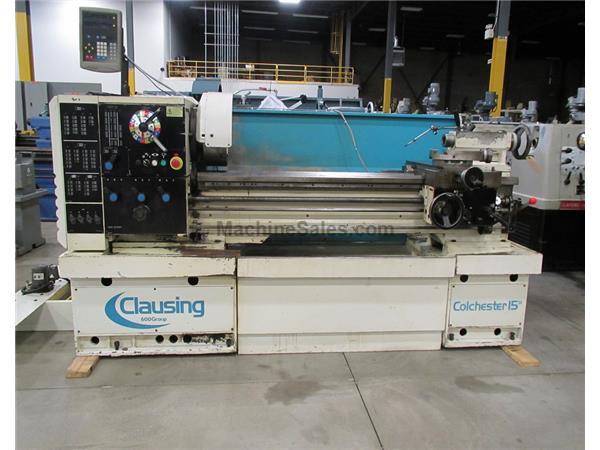 2004 CLAUSING COLCHESTER 8043 GAP BED ENGINE LATHE, 15&quot; X 50&quot;