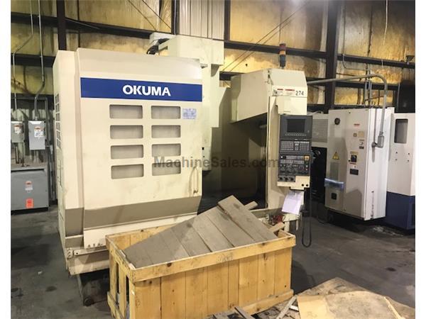 1998 OKUMA MC-V4020 VERTICAL MACHINING CENTER, 40&quot; X 20&quot; X 17&quo