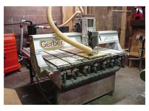 Used Gerber Saber 4 x 4 CNC router