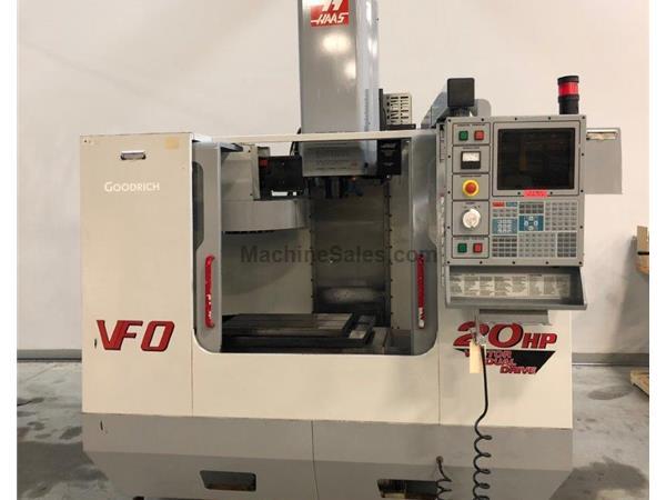 2000 HAAS MODEL VF-0 VERTICAL MACHINING CENTER, 20” X 16” x 20&quot;