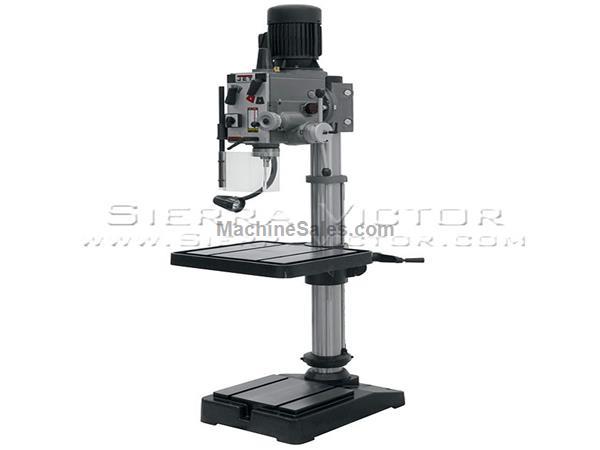 JET GHD-20PF Gear Head Drill Press w/Power Downfeed 354024 JET GHD-20PF Gear Head Drill Press w/Power Downfeed 354024