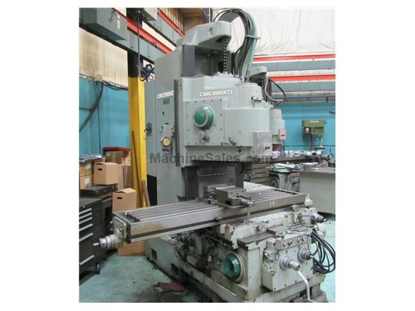 CINCINNATI 330-18 Vercipower Vertical Mill, 72" x 18" Table CINCINNATI 330-18 Vercipower Vertical Mill, 72" x 18" Table