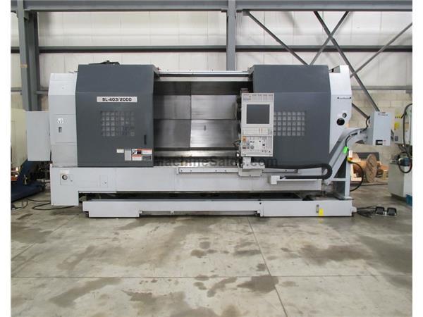 2015 MORI SEIKI SL-403CMC/2000 CNC LATHE, BIG BORE, LV TOOLING, 7&quot;