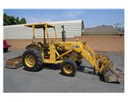 1987 Massey Ferguson 50E Skip Loader with Gannon Box Blade